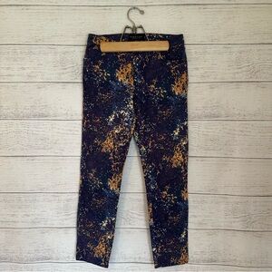 Peruvian Connection Watercolor Printed Skinny Jeans.